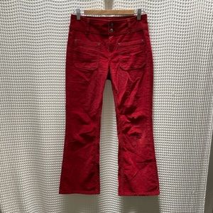 Free People Cropped Corduroy Kick Flare